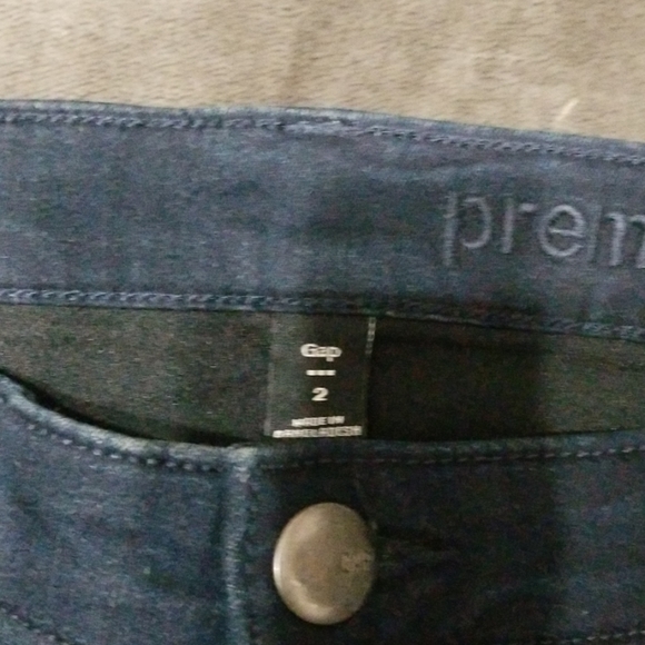 GAP PREMIUM SUPER SKINNY DARK WASH STRETCH JEANS - Picture 4 of 7